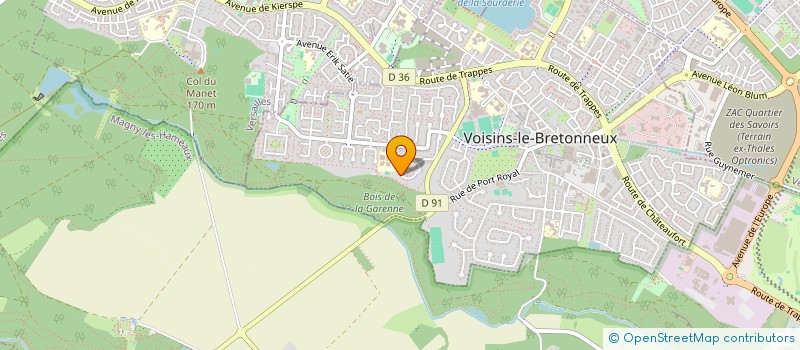 localisation de l'entreprise MONSIEUR ANTHONY LACROIX  VOISINS-LE-BRETONNEUX