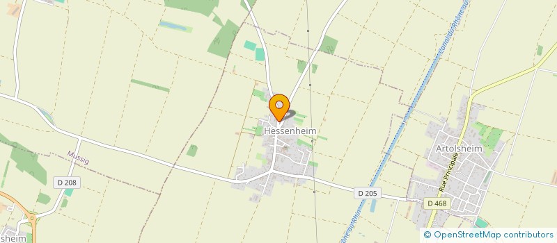 localisation de l'entreprise MONSIEUR ANTHONY LAEMMEL  HESSENHEIM