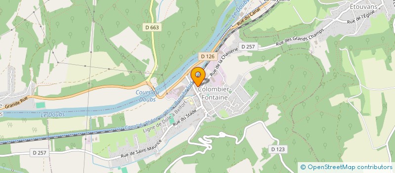 localisation de l'entreprise MONSIEUR ANTHONY LAFERE  FALLON