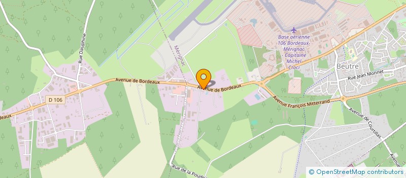 localisation de l'entreprise MONSIEUR ANTHONY LAFORGA  MERIGNAC