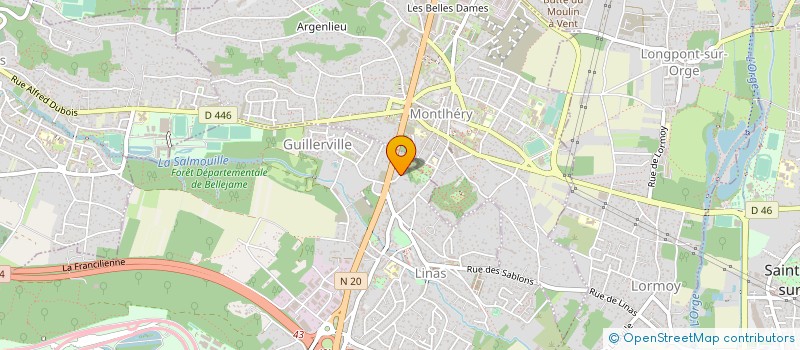 localisation de l'entreprise MONSIEUR ANTHONY LAGAB à LINAS