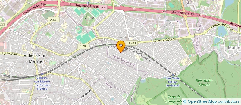 localisation de l'entreprise MONSIEUR ANTHONY LAGOUTTE  NOISY-LE-GRAND