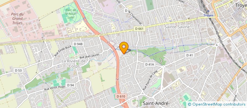 localisation de l'entreprise MONSIEUR ANTHONY LAHAYE à SAINT-ANDRE-LES-VERGERS