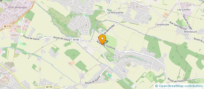 localisation de l'entreprise MONSIEUR ANTHONY LAHILLE  PIN-BALMA