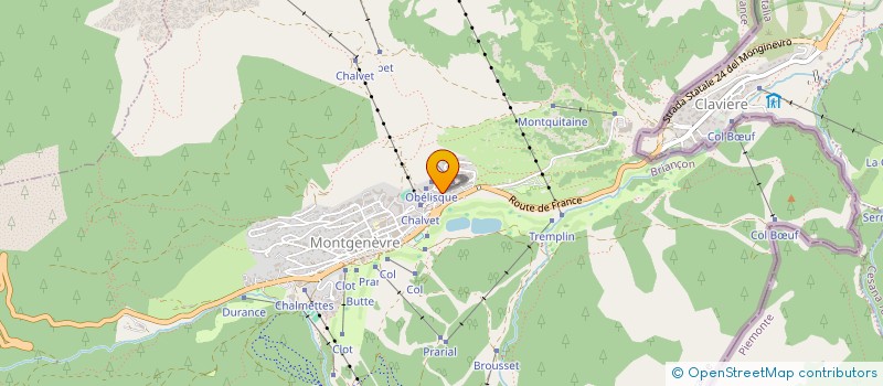 localisation de l'entreprise MONSIEUR ANTHONY LAJARA  MONTGENEVRE