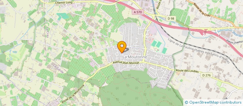 localisation de l'entreprise MONSIEUR ANTHONY LAMACCHIA  LA CRAU