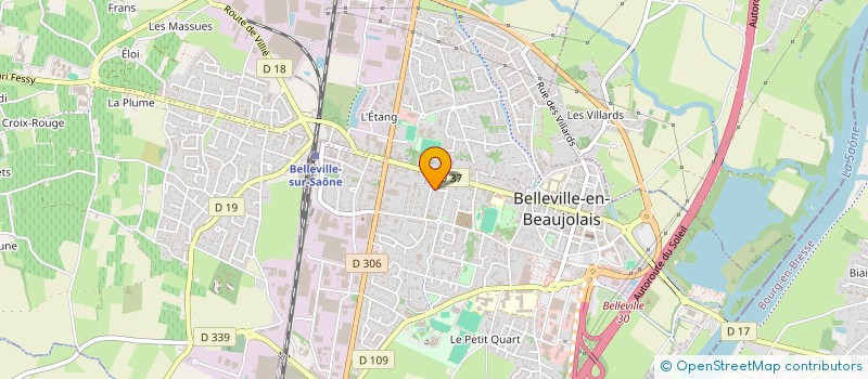 localisation de l'entreprise MONSIEUR ANTHONY LAMBERET  BELLEVILLE-EN-BEAUJOLAIS