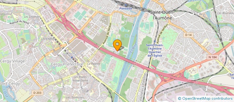 localisation de l'entreprise MONSIEUR ANTHONY LAMBERGER  PONTOISE