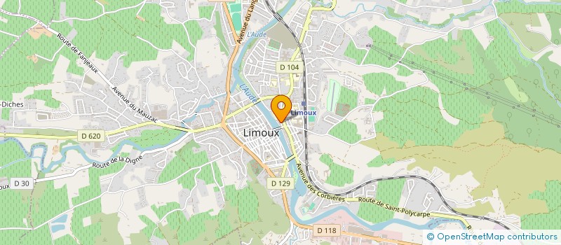 localisation de l'entreprise MONSIEUR ANTHONY LAMBERT  LIMOUX