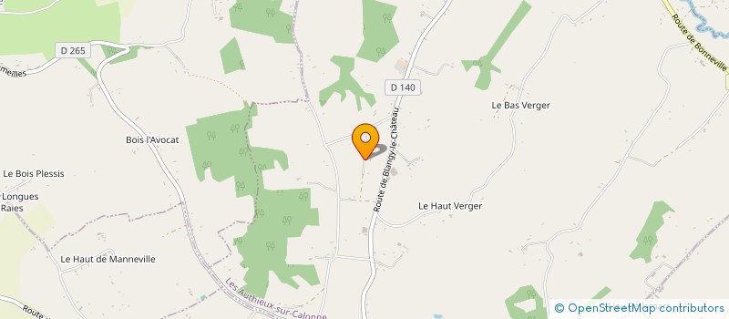 localisation de l'entreprise MONSIEUR ANTHONY LAMBERT  LES AUTHIEUX-SUR-CALONNE