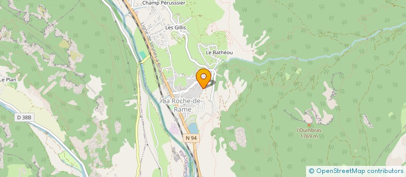 localisation de l'entreprise MONSIEUR ANTHONY LAMICHE  LA ROCHE-DE-RAME