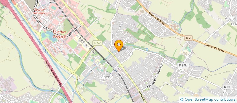 localisation de l'entreprise MONSIEUR ANTHONY LANDES  LABEGE