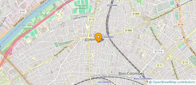 localisation de l'entreprise MONSIEUR ANTHONY LANG  COLOMBES