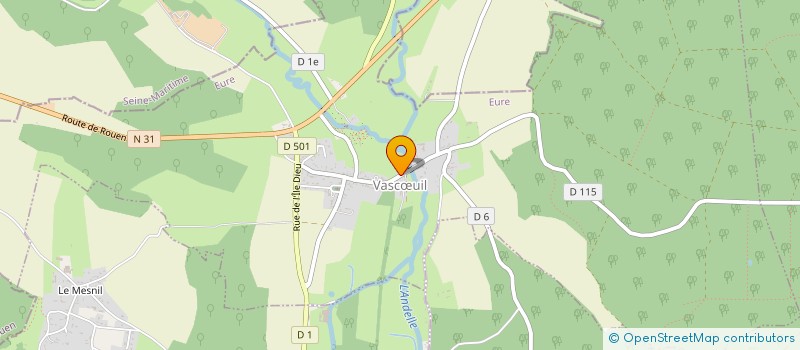 localisation de l'entreprise MONSIEUR ANTHONY LANGLET  VASCUIL