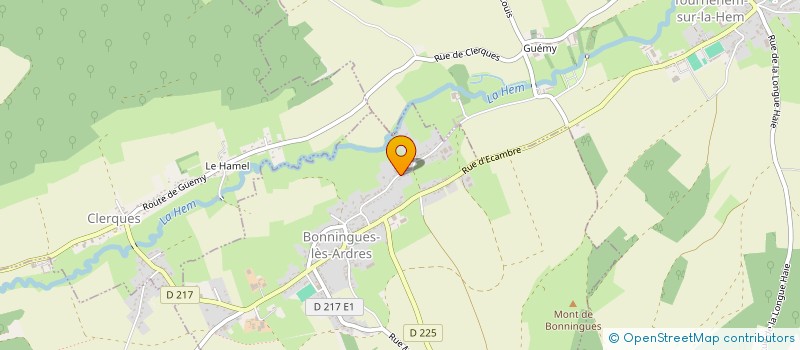 localisation de l'entreprise MONSIEUR ANTHONY LANNOYE  BONNINGUES-LES-ARDRES