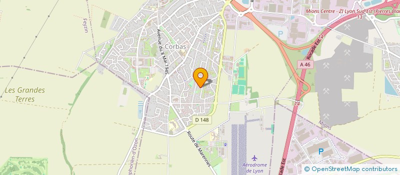 localisation de l'entreprise MONSIEUR ANTHONY LAPHIN à CORBAS