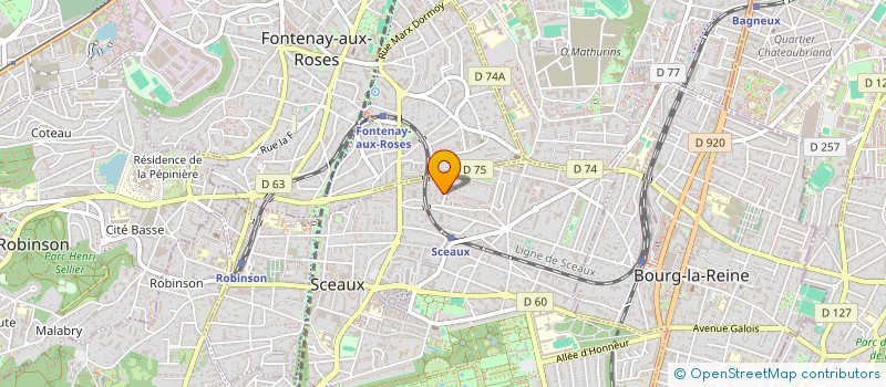 localisation de l'entreprise MONSIEUR ANTHONY LAPIA à SCEAUX