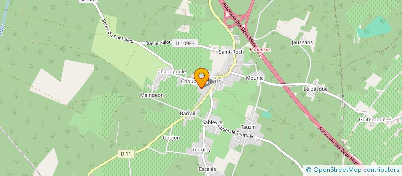 localisation de l'entreprise MONSIEUR ANTHONY LAPORTE  ILLATS