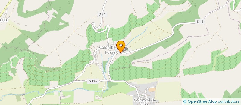 localisation de l'entreprise MONSIEUR ANTHONY LAPORTE  COLOMBE-LA-FOSSE