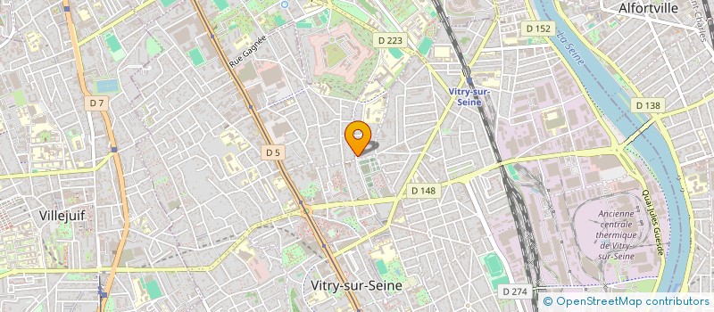 localisation de l'entreprise MONSIEUR ANTHONY LARAND à VITRY-SUR-SEINE