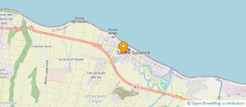 localisation de l'entreprise MONSIEUR ANTHONY LARAVINE  SAINTE-SUZANNE