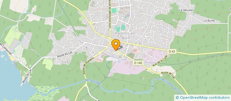 localisation de l'entreprise MONSIEUR ANTHONY LAROUCI  PARENTIS-EN-BORN