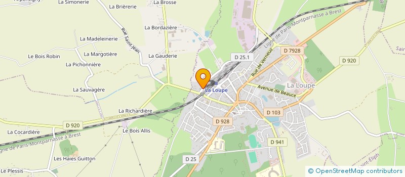 localisation de l'entreprise MONSIEUR ANTHONY LASFONT à LA LOUPE