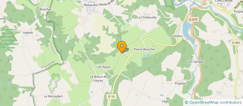 localisation de l'entreprise MONSIEUR ANTHONY LASSALLE  ROCHECHOUART