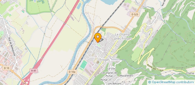 localisation de l'entreprise MONSIEUR ANTHONY LASTELLA à FROGES