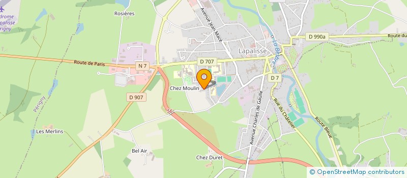 localisation de l'entreprise MONSIEUR ANTHONY LAUBY  LAPALISSE