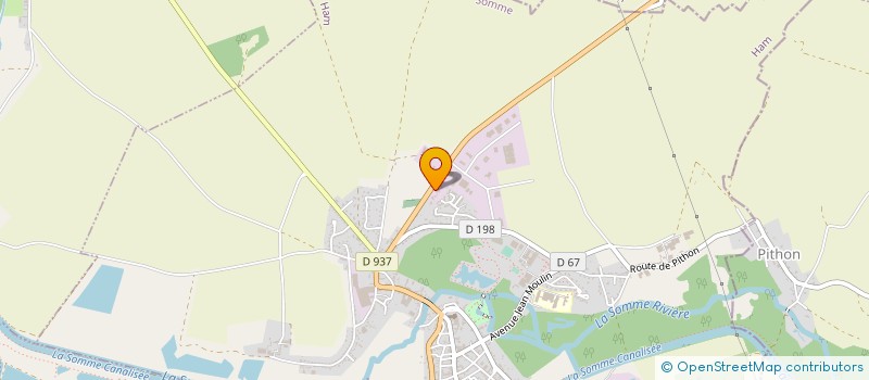 localisation de l'entreprise MONSIEUR ANTHONY LAUNAY  HAM