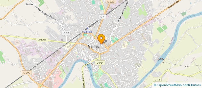 localisation de l'entreprise MONSIEUR ANTHONY LAURENS  GAILLAC