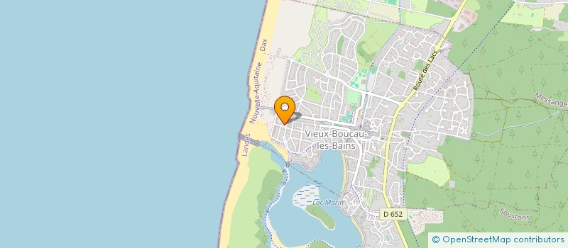 localisation de l'entreprise MONSIEUR ANTHONY LAURENSAN  VIEUX-BOUCAU-LES-BAINS