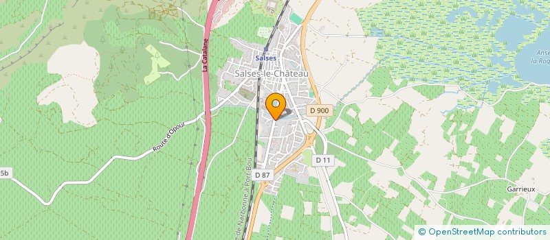 localisation de l'entreprise MONSIEUR ANTHONY LAURENT  SALSES-LE-CHATEAU