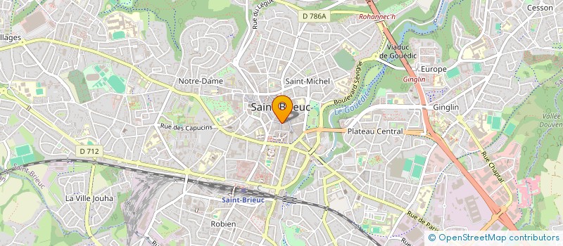 localisation de l'entreprise MONSIEUR ANTHONY LAURENT à SAINT-BRIEUC