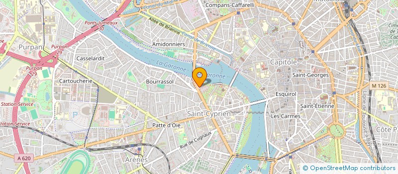 localisation de l'entreprise MONSIEUR ANTHONY LAURENT  TOULOUSE