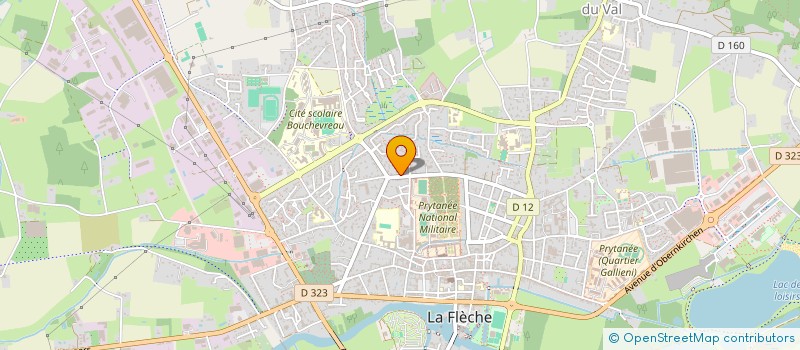 localisation de l'entreprise MONSIEUR ANTHONY LAURO  LA FLECHE