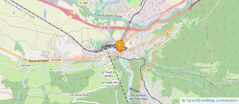 localisation de l'entreprise MONSIEUR ANTHONY LAVAIL  SAINT-GERVAIS-LES-BAINS