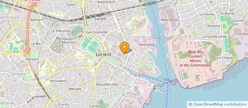 localisation de l'entreprise MONSIEUR ANTHONY LE BAGOUSSE à LORIENT