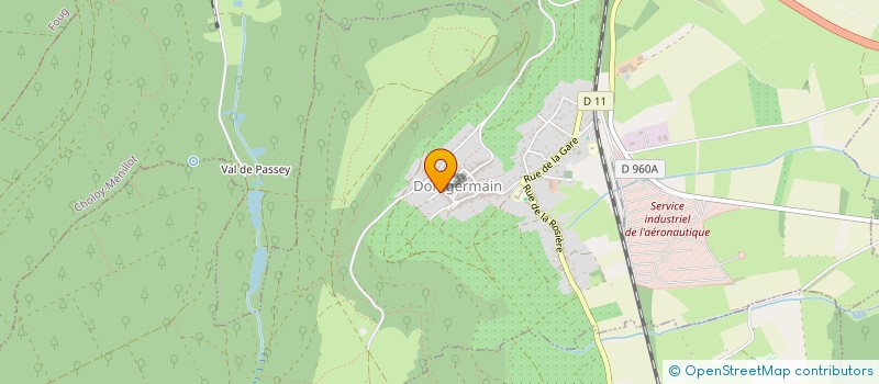 localisation de l'entreprise MONSIEUR ANTHONY LE BODIC  DOMGERMAIN