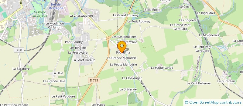 localisation de l'entreprise MONSIEUR ANTHONY LE BONNIEC  DOL-DE-BRETAGNE