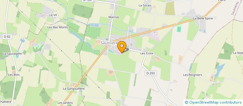 localisation de l'entreprise MONSIEUR ANTHONY LE BOURHIS à SAULNIERES