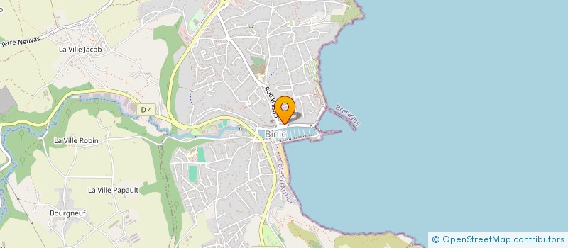 localisation de l'entreprise MONSIEUR ANTHONY LE CREURER  BINIC-ETABLES-SUR-MER