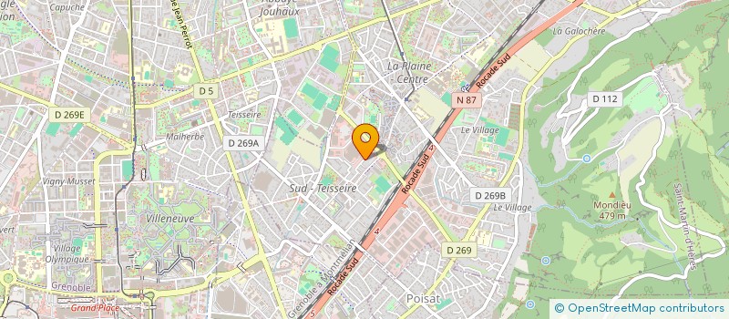 localisation de l'entreprise MONSIEUR ANTHONY LE GALLIOT  SAINT-MARTIN-D'HERES