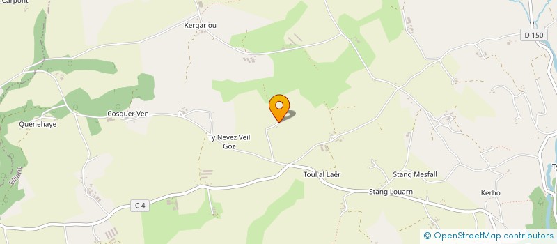 localisation de l'entreprise MONSIEUR ANTHONY LE GUENNEC  ELLIANT