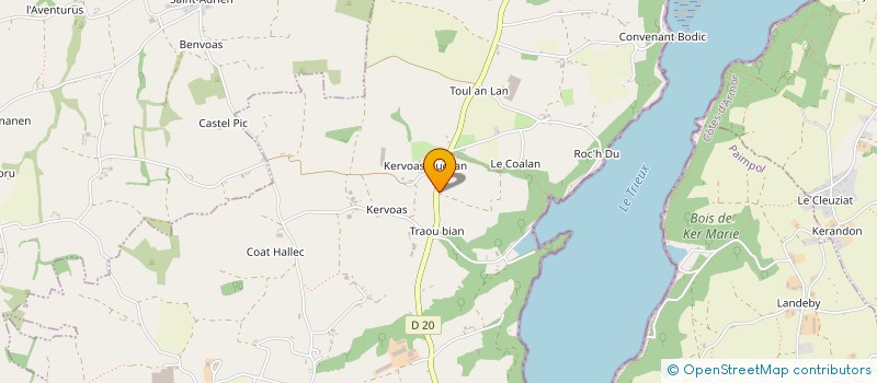 localisation de l'entreprise MONSIEUR ANTHONY LE MOULLEC  PLEUMEUR-GAUTIER