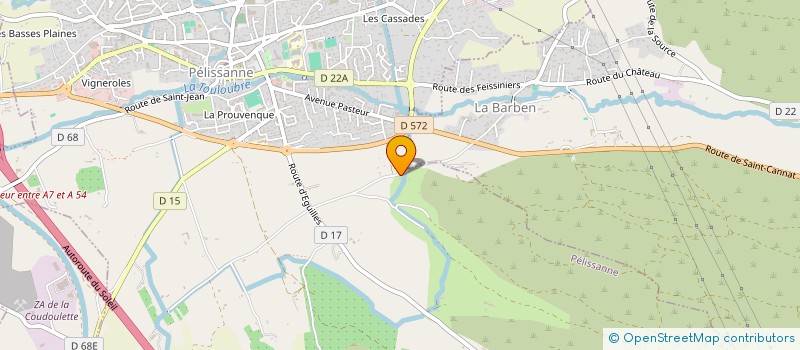 localisation de l'entreprise MONSIEUR ANTHONY LE NEVEZ  PELISSANNE