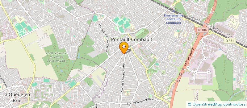 localisation de l'entreprise MONSIEUR ANTHONY LE PICHON à PONTAULT-COMBAULT