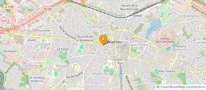 localisation de l'entreprise MONSIEUR ANTHONY LE ROCH à VANNES