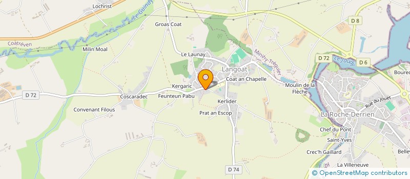 localisation de l'entreprise MONSIEUR ANTHONY LE ROUX  LANGOAT